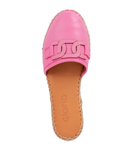 Espadrille Mules Fuschia