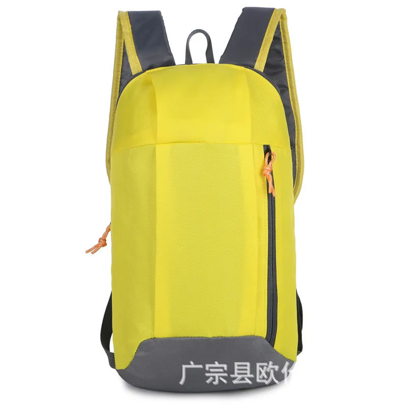 Factory Direct Sales Outdoor Sports Backpack Men and Women Leisure Travel Backpack Lightweight Gift Can Make Logo Outdoor Bag