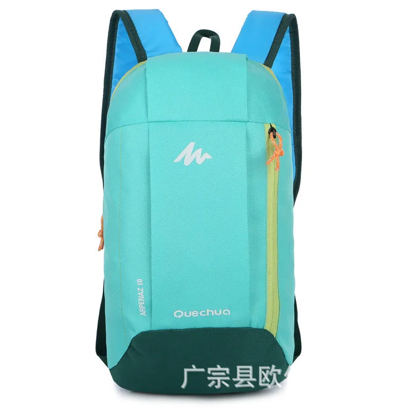 Factory Direct Sales Outdoor Sports Backpack Men and Women Leisure Travel Backpack Lightweight Gift Can Make Logo Outdoor Bag