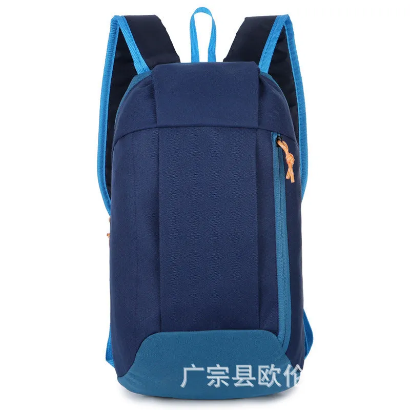 Factory Direct Sales Outdoor Sports Backpack Men and Women Leisure Travel Backpack Lightweight Gift Can Make Logo Outdoor Bag