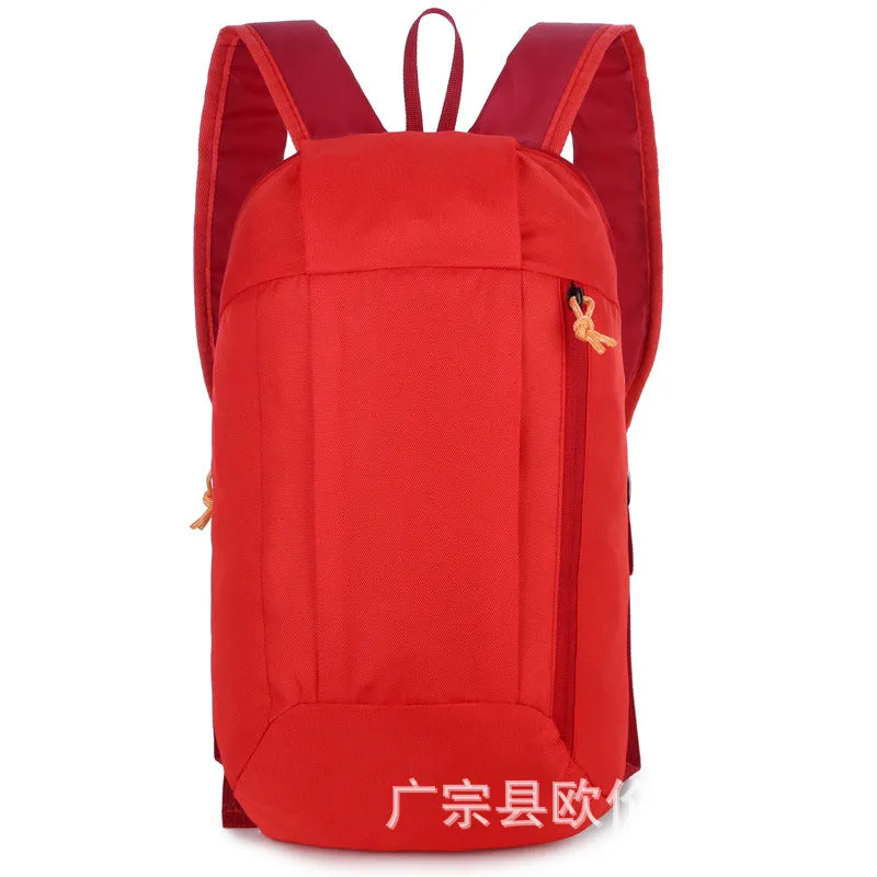 Factory Direct Sales Outdoor Sports Backpack Men and Women Leisure Travel Backpack Lightweight Gift Can Make Logo Outdoor Bag