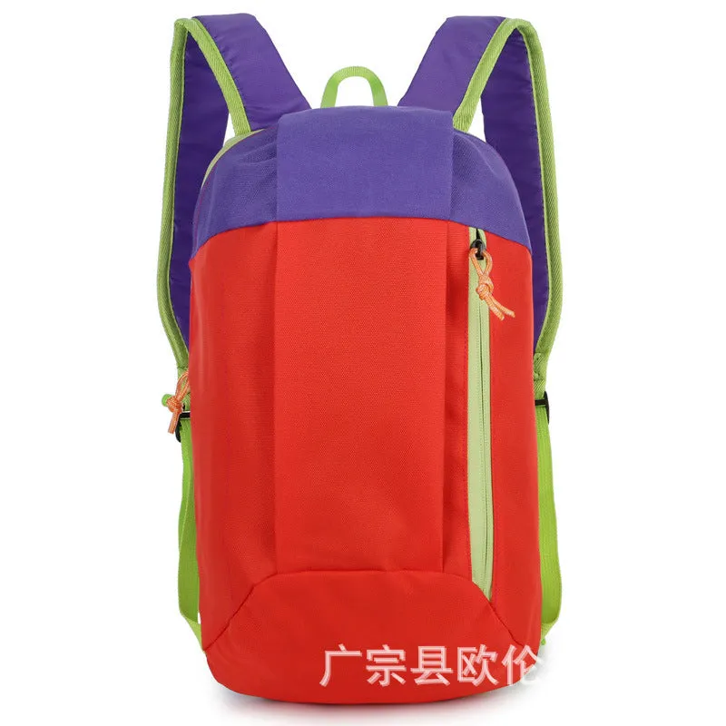 Factory Direct Sales Outdoor Sports Backpack Men and Women Leisure Travel Backpack Lightweight Gift Can Make Logo Outdoor Bag