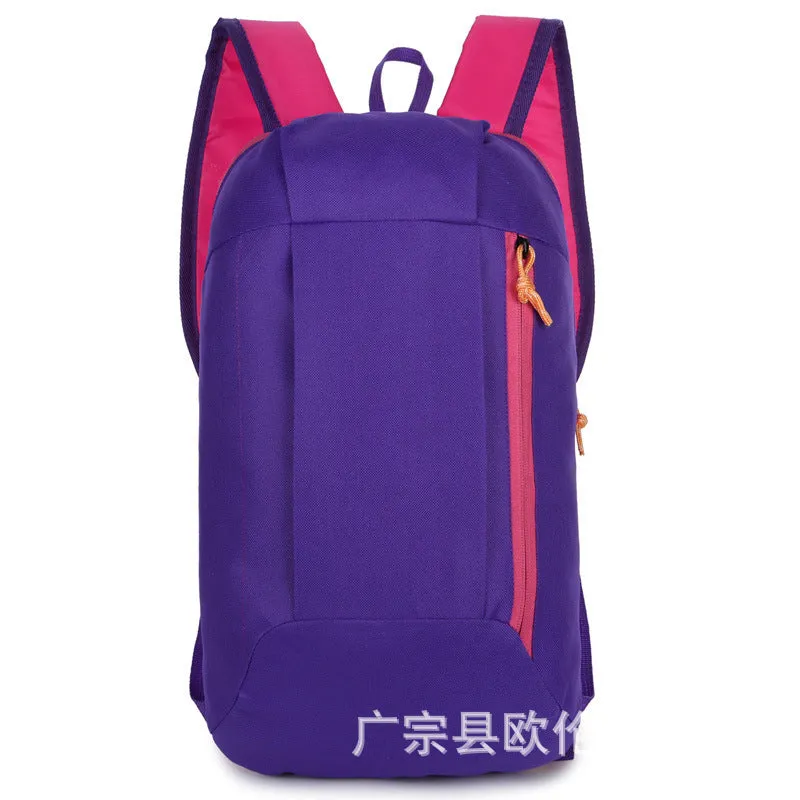 Factory Direct Sales Outdoor Sports Backpack Men and Women Leisure Travel Backpack Lightweight Gift Can Make Logo Outdoor Bag