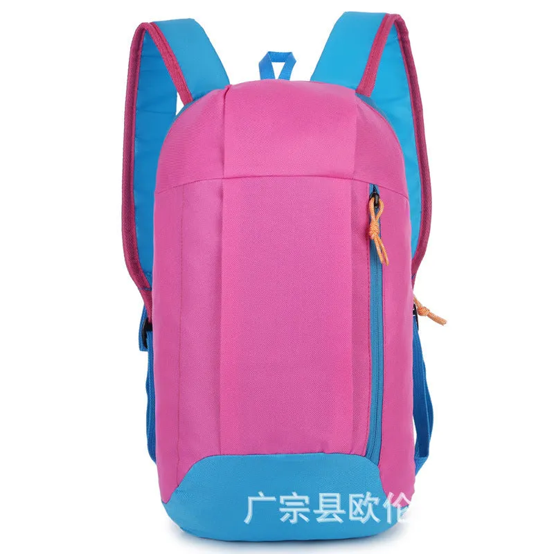 Factory Direct Sales Outdoor Sports Backpack Men and Women Leisure Travel Backpack Lightweight Gift Can Make Logo Outdoor Bag