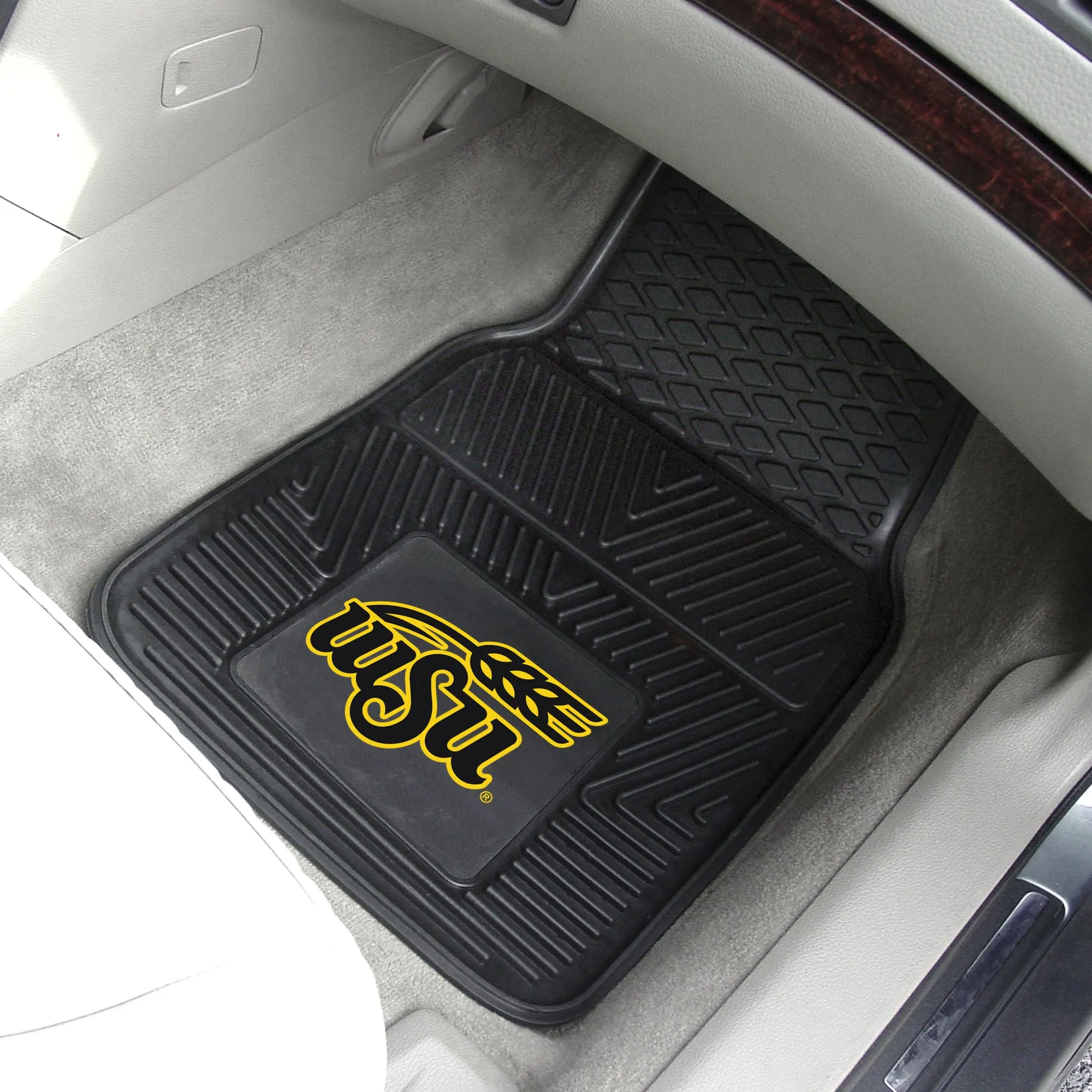 Fanmats Wichita State Shockers Heavy Duty Car Mat Set - 2 Pieces