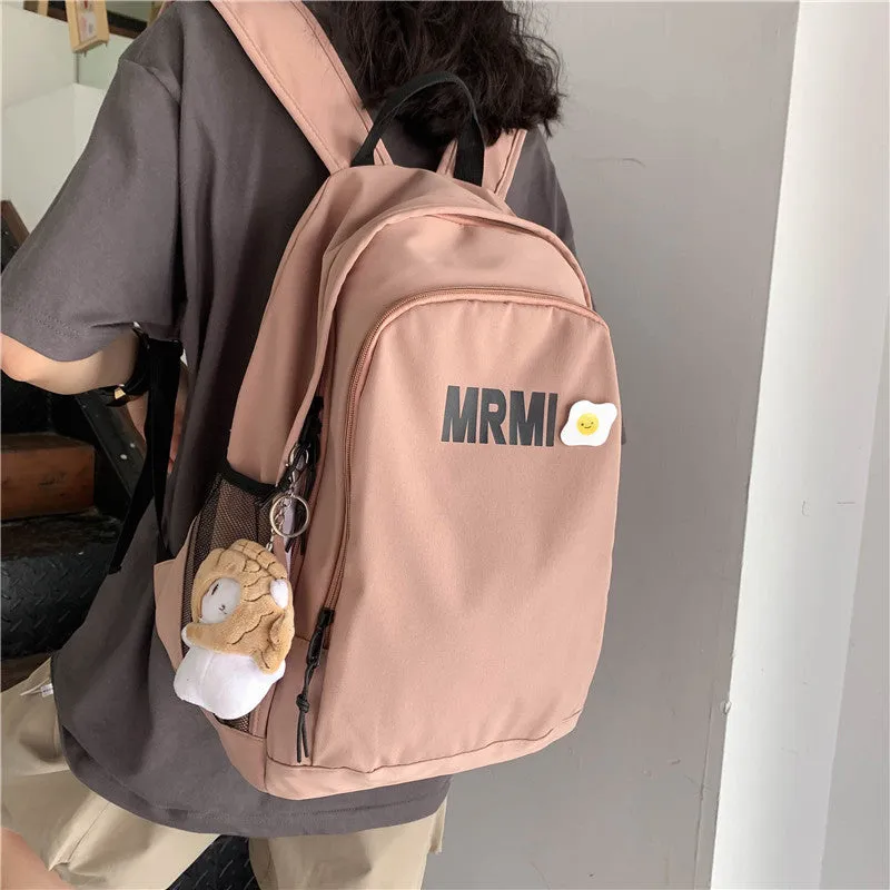 Fashion Brand Canvas Backpack Women's Korean Style New Sports Leisure Men's and Women's Backpacks Fashion Outdoor Travel Backpack