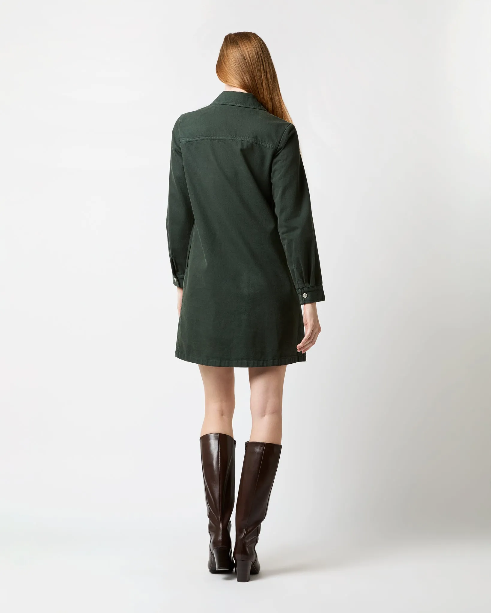 Felicity Dress in Dark Green