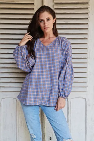 Flannel Peasant Top By Pixi Carnival