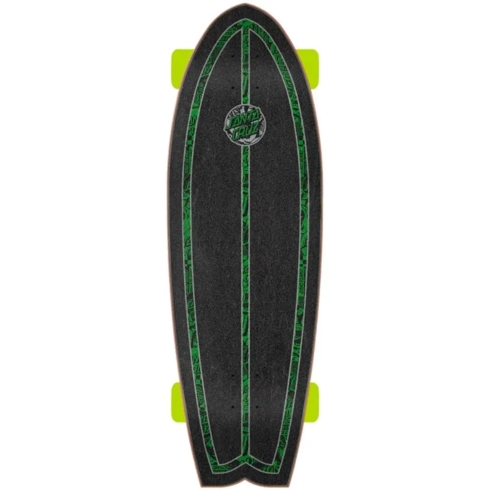 Flier Collage Dot Black/Green 27.7" Complete Cruiser