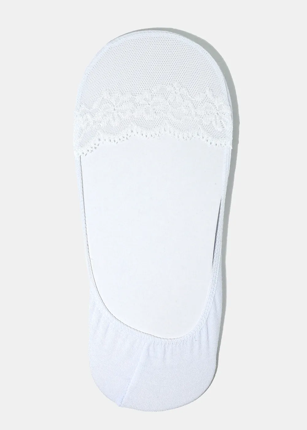 Flower Lace No-Show Socks