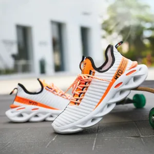 Flying woven casual sports shoes Harajuku style wild trendy breathable tide shoes