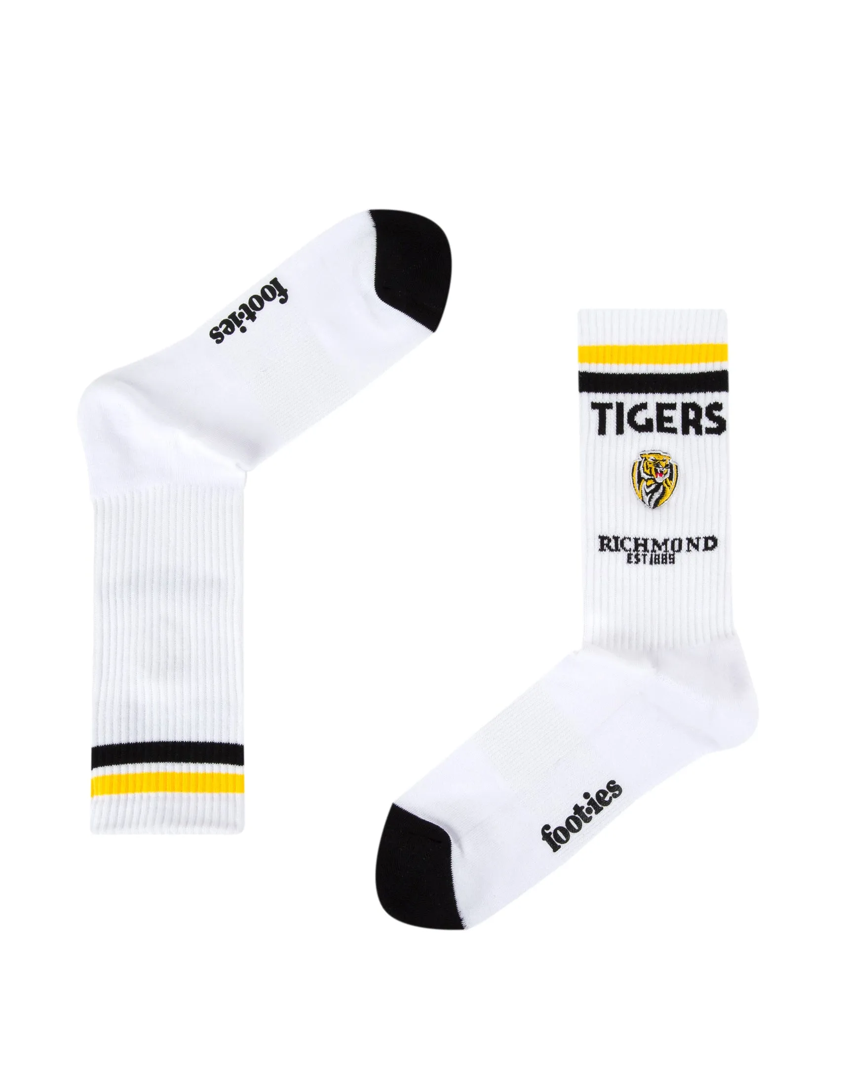 Foot-ies AFL Richmond Tigers Mascot Sneaker 2 Pack