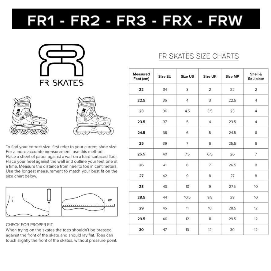 FR Skates FR1 325 Inline Skates