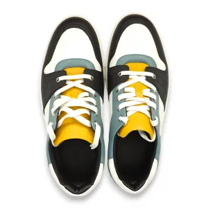 Free 43 Blue/Jaune Sneakers in Calfskin