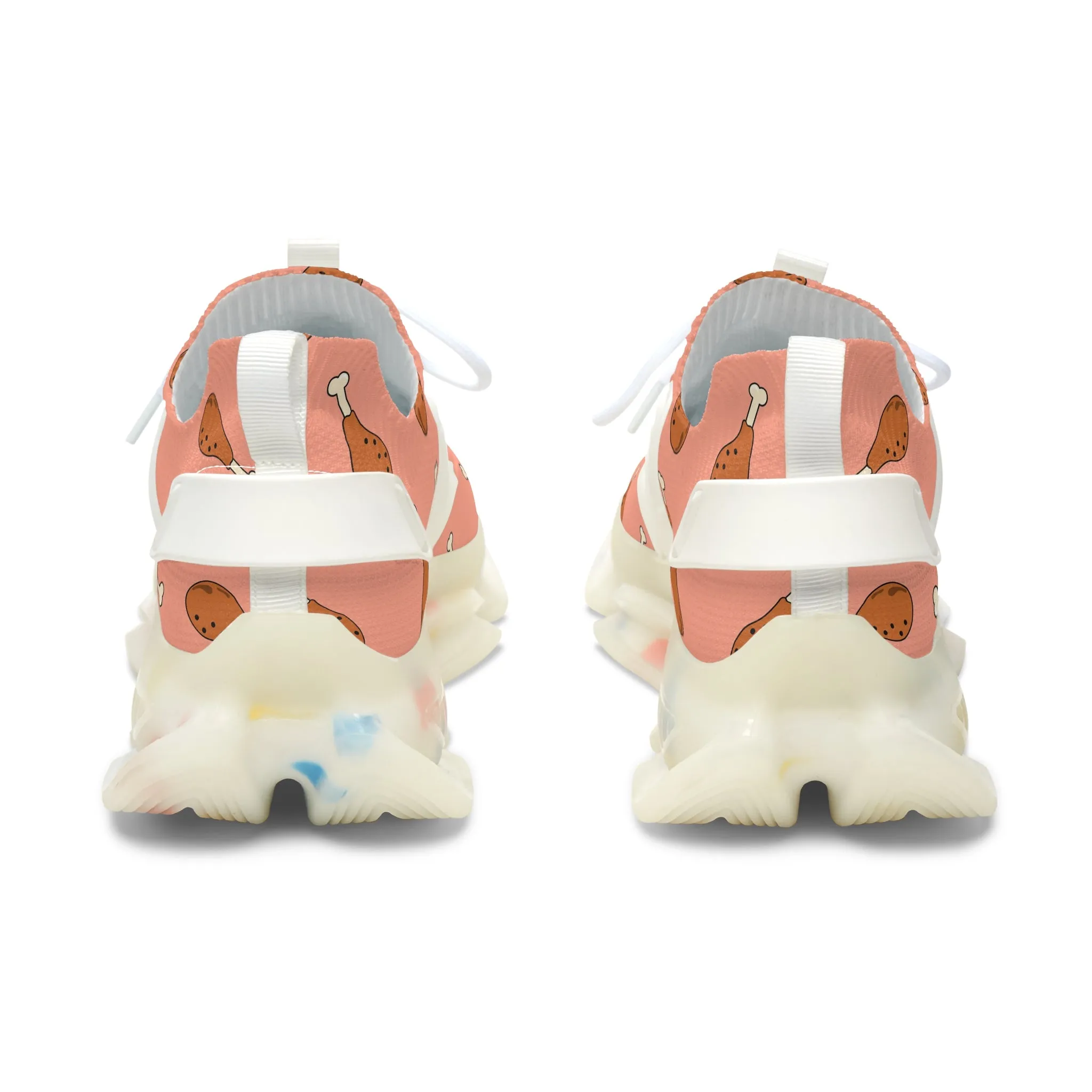 Fried Chicken Legs Women's Mesh Sneakers