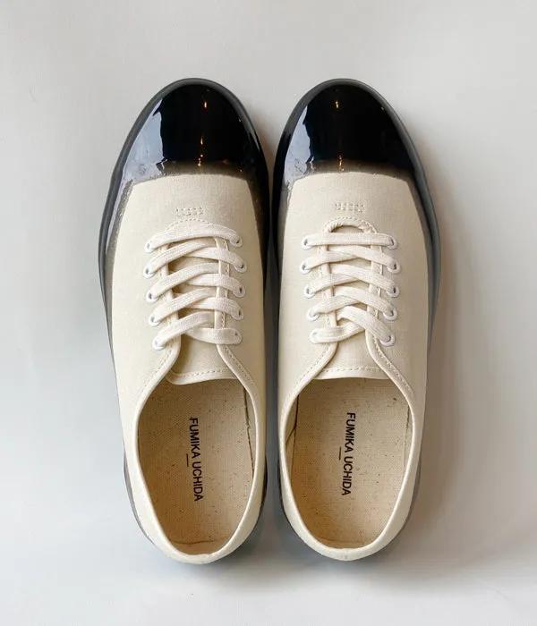 FUMIKA_UCHIDA/CANVAS SNEAKERS(BLACK)