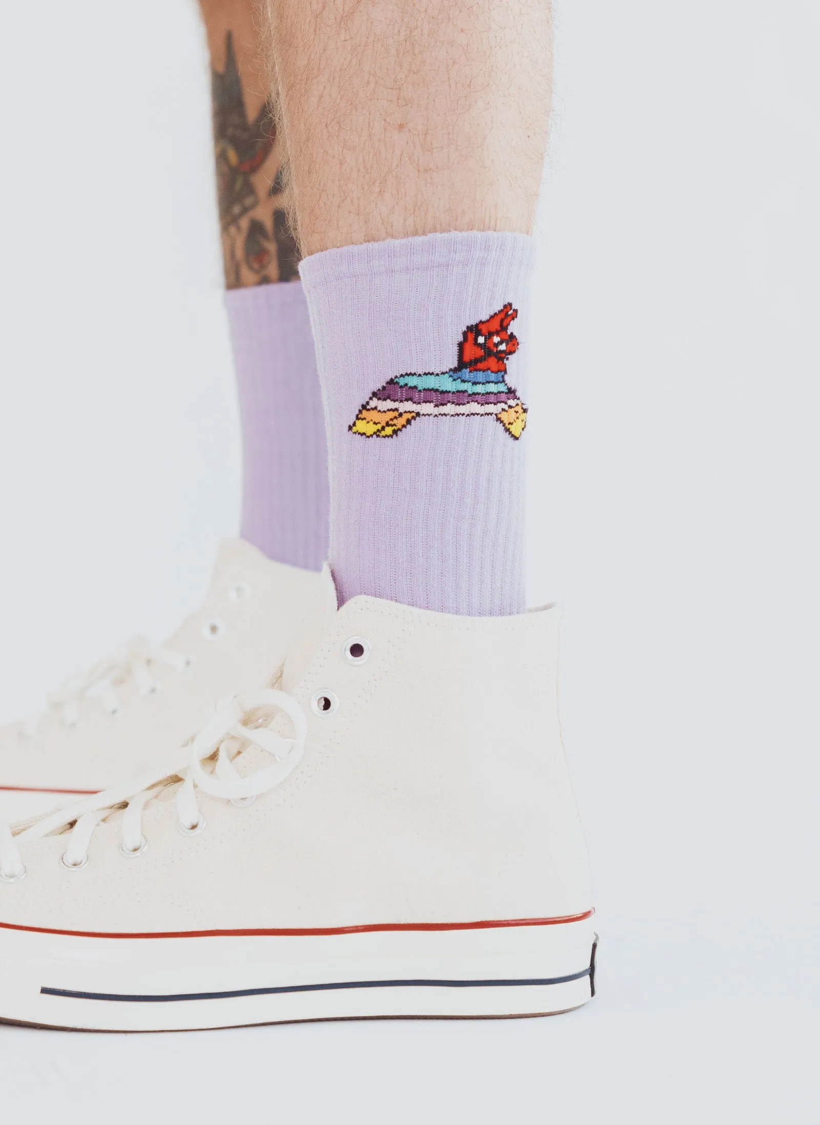 Gerald 2-Pack Sock Yellow/Lilac