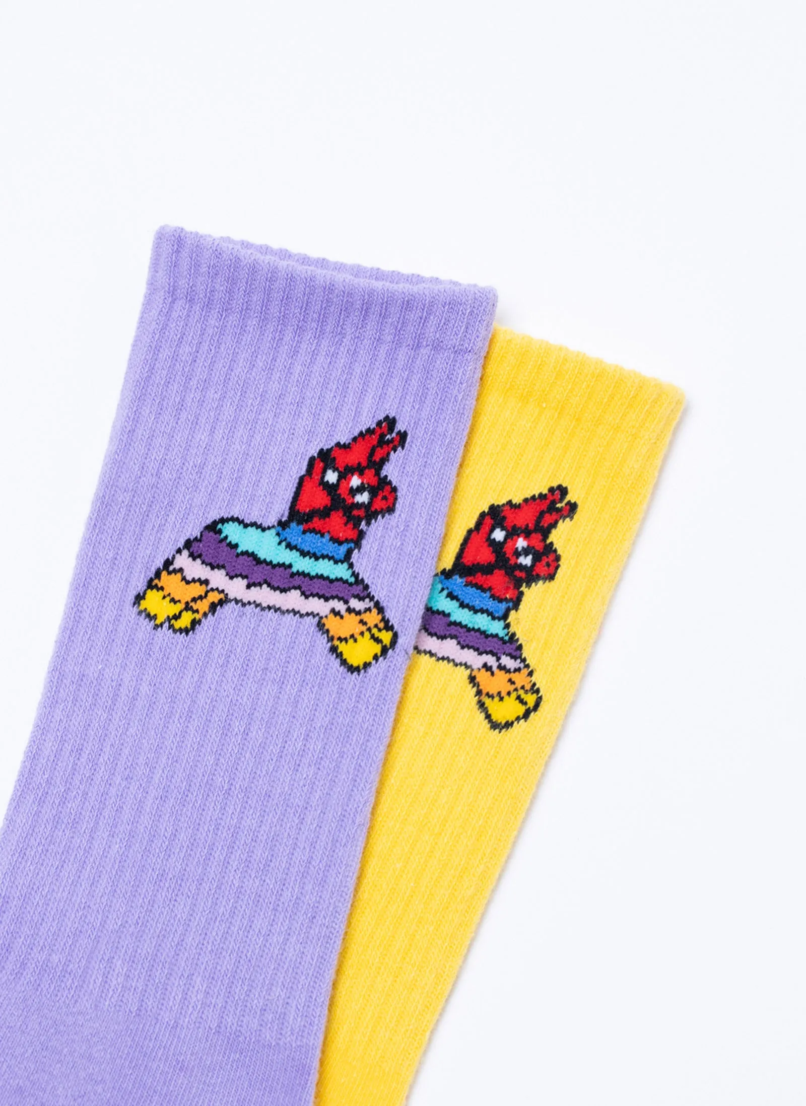 Gerald 2-Pack Sock Yellow/Lilac