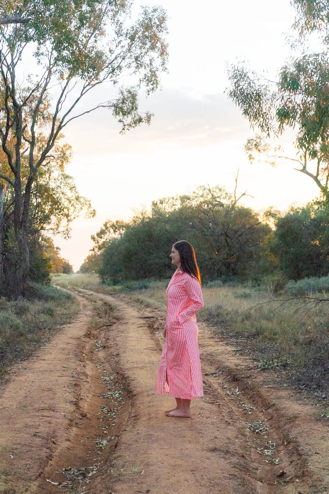 Grace and May Poplin Shirt Dress