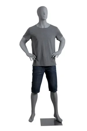 Grey  Abstract Male  Mannequin MM-LEE6