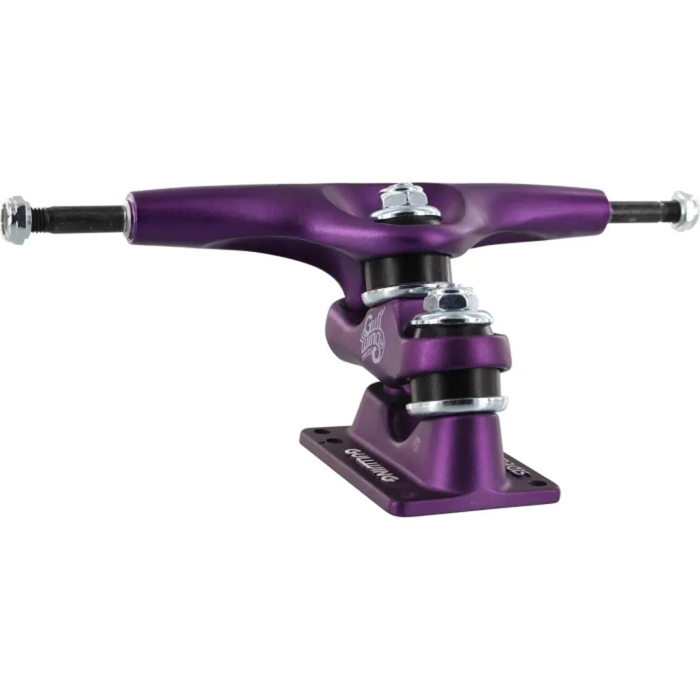 Gullwing Sidewinder II 9.0" Purple Skateboard Trucks | Set of 2