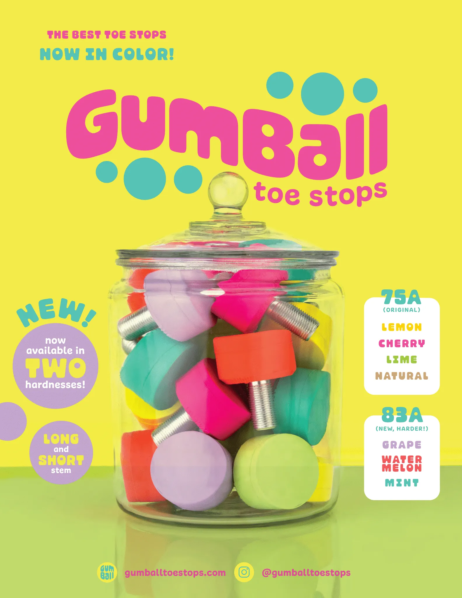 Gumball Toe Stops