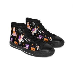 Halloween Dog Women's Classic Sneakers