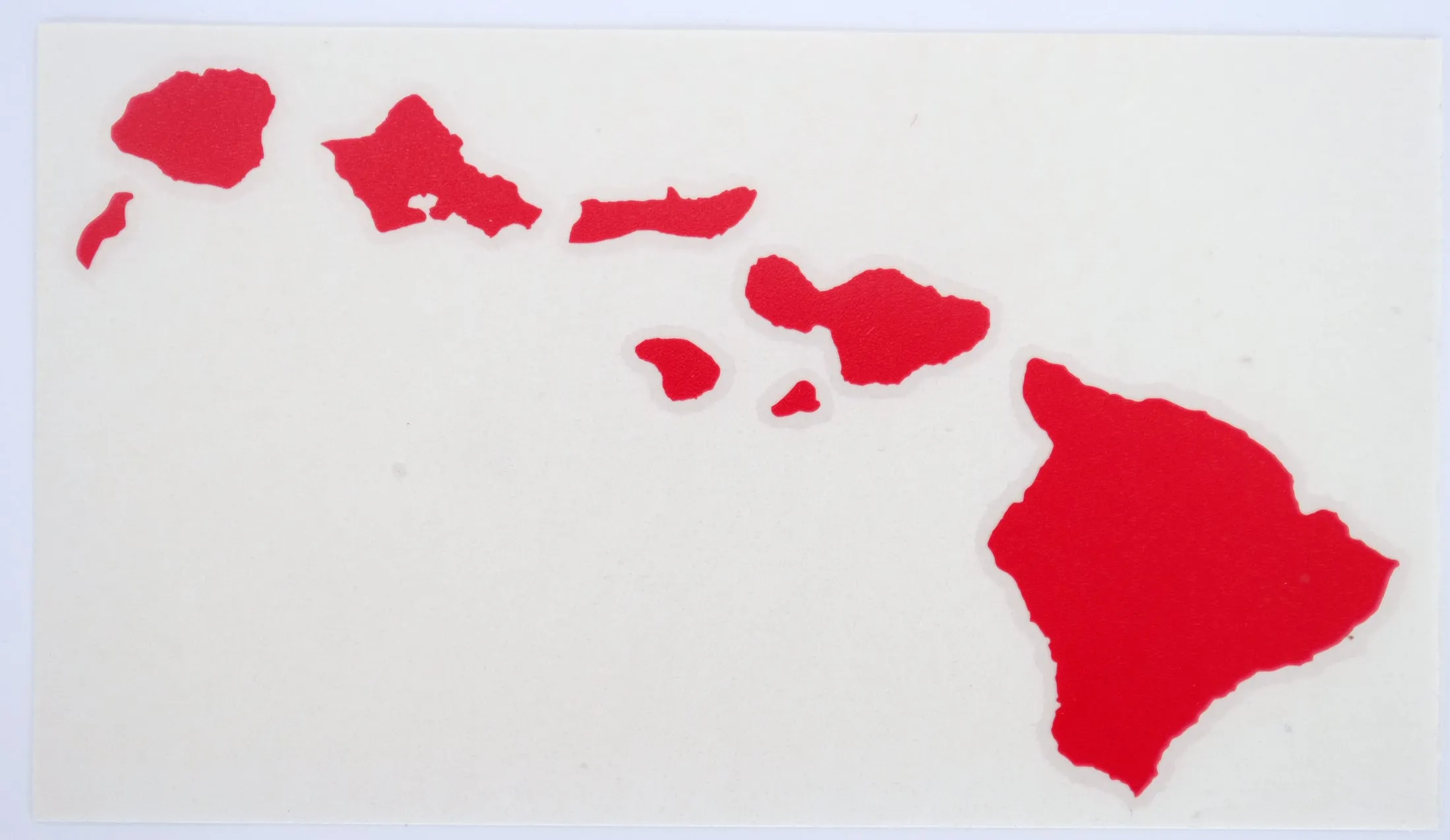  Hawaiian Island Chain 12" Diecut Sticker