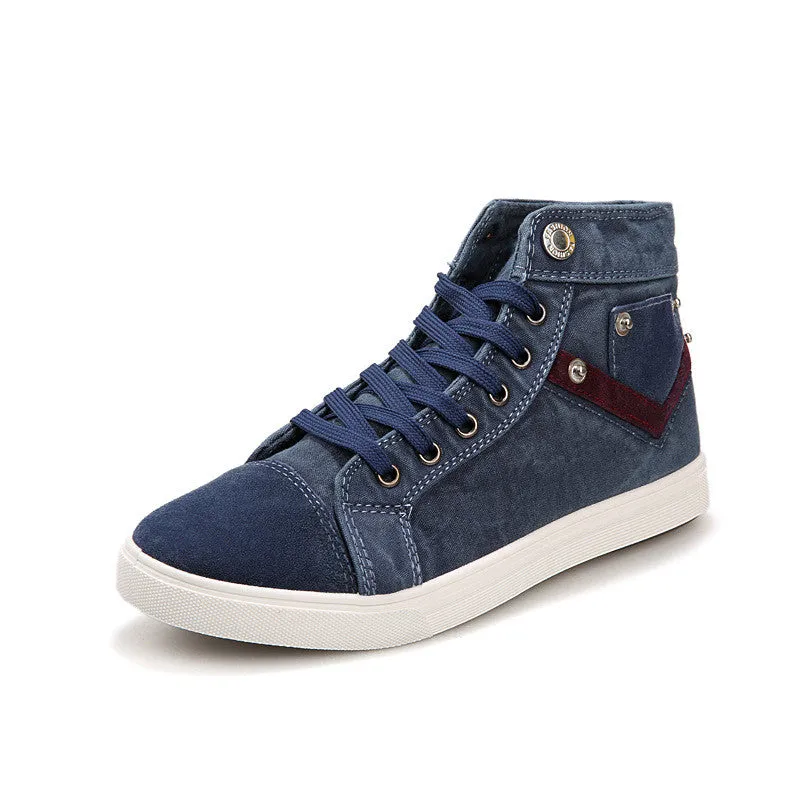 High Quality Denim Canvas Male Shoes