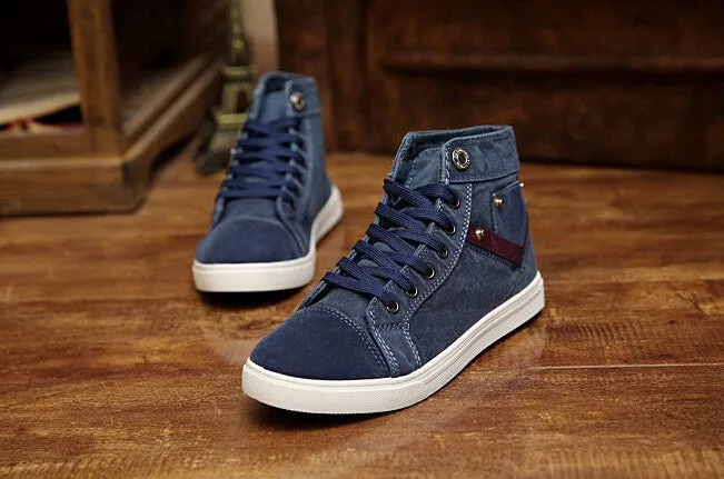 High Quality Denim Canvas Male Shoes