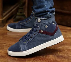 High Quality Denim Canvas Male Shoes