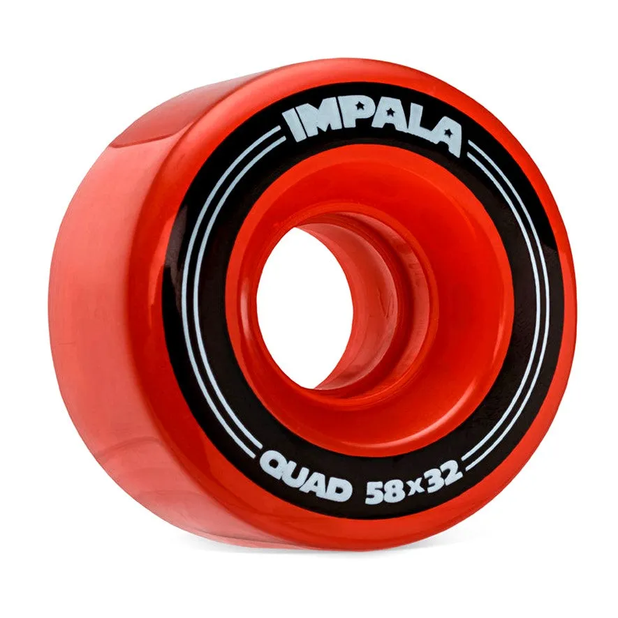 Impala Red Wheels 82A - 4 pack