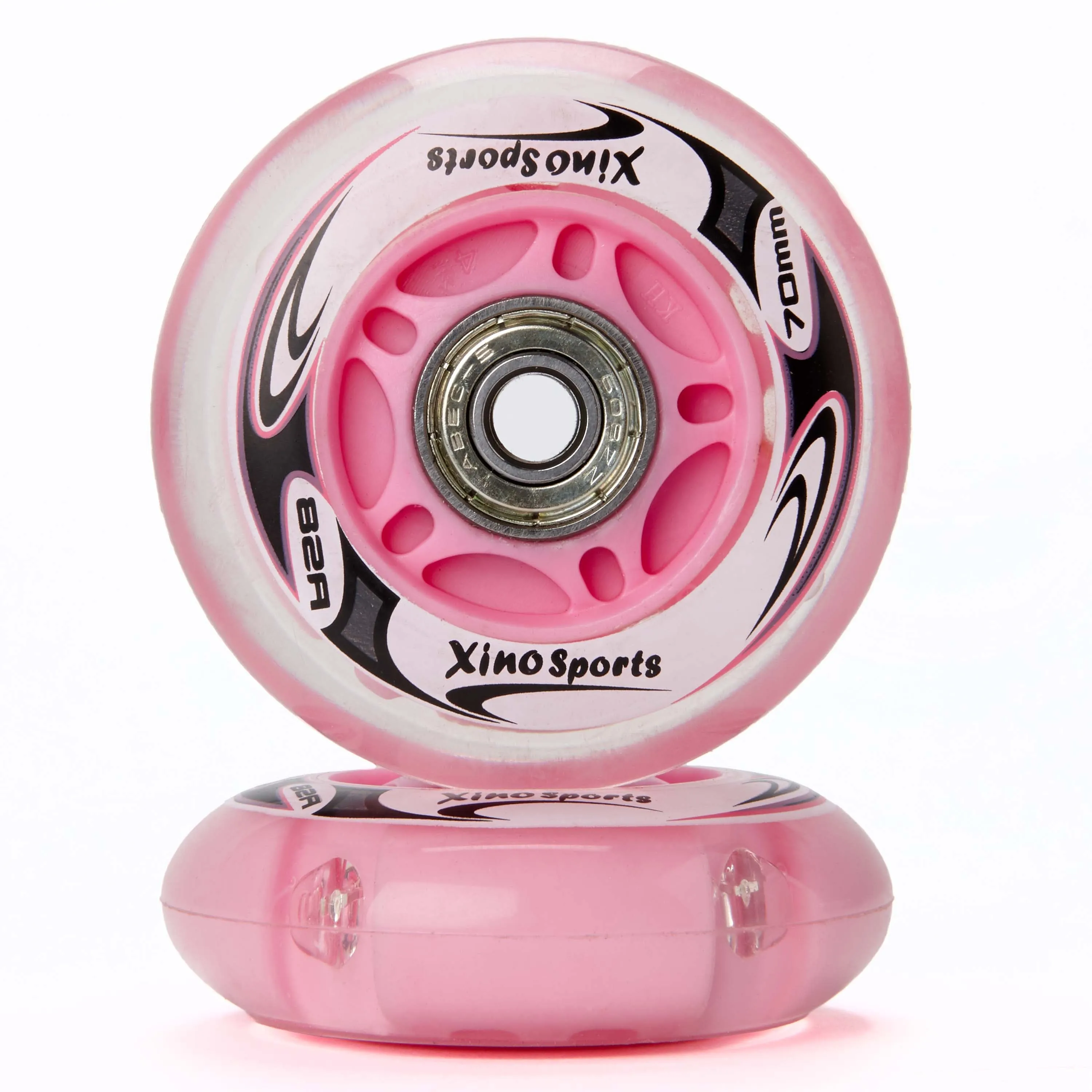 Inline Skates Replacement Wheels | Pink | Pack of 2