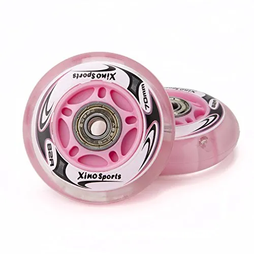 Inline Skates Replacement Wheels | Pink | Pack of 2