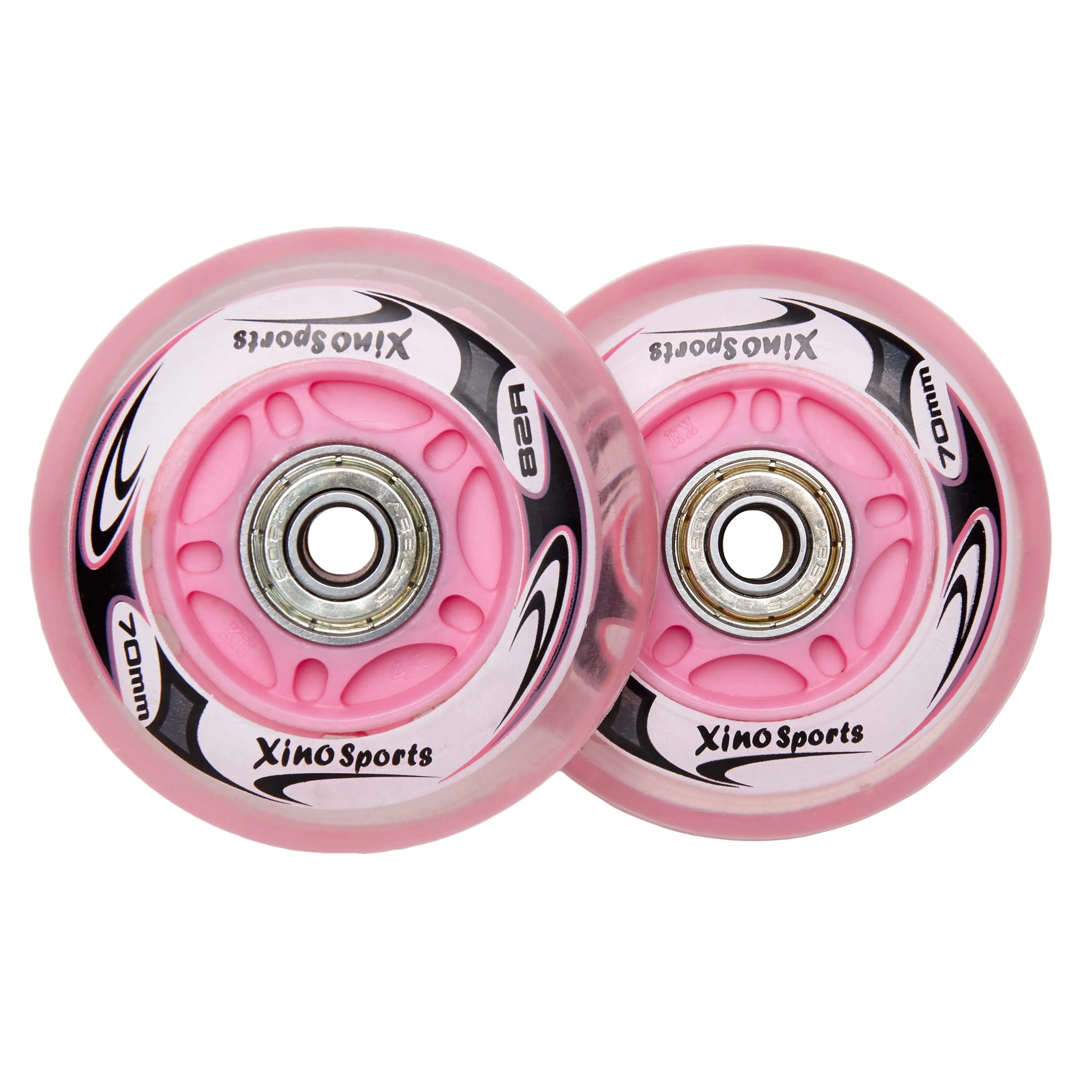 Inline Skates Replacement Wheels | Pink | Pack of 2