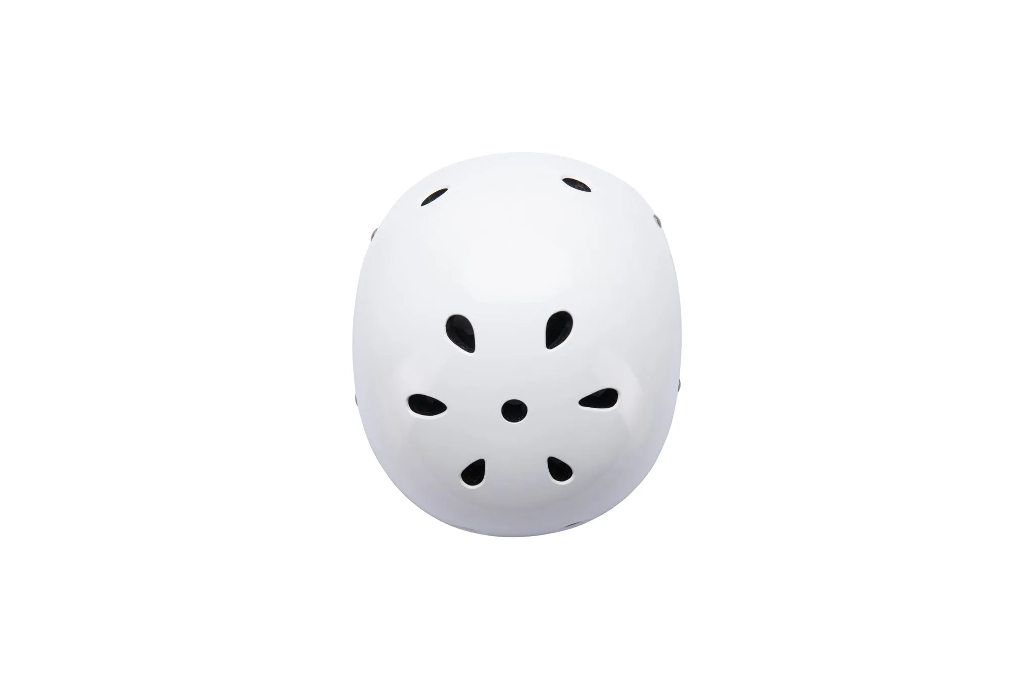 Kids Classic Skate Bike Helmet Gloss White