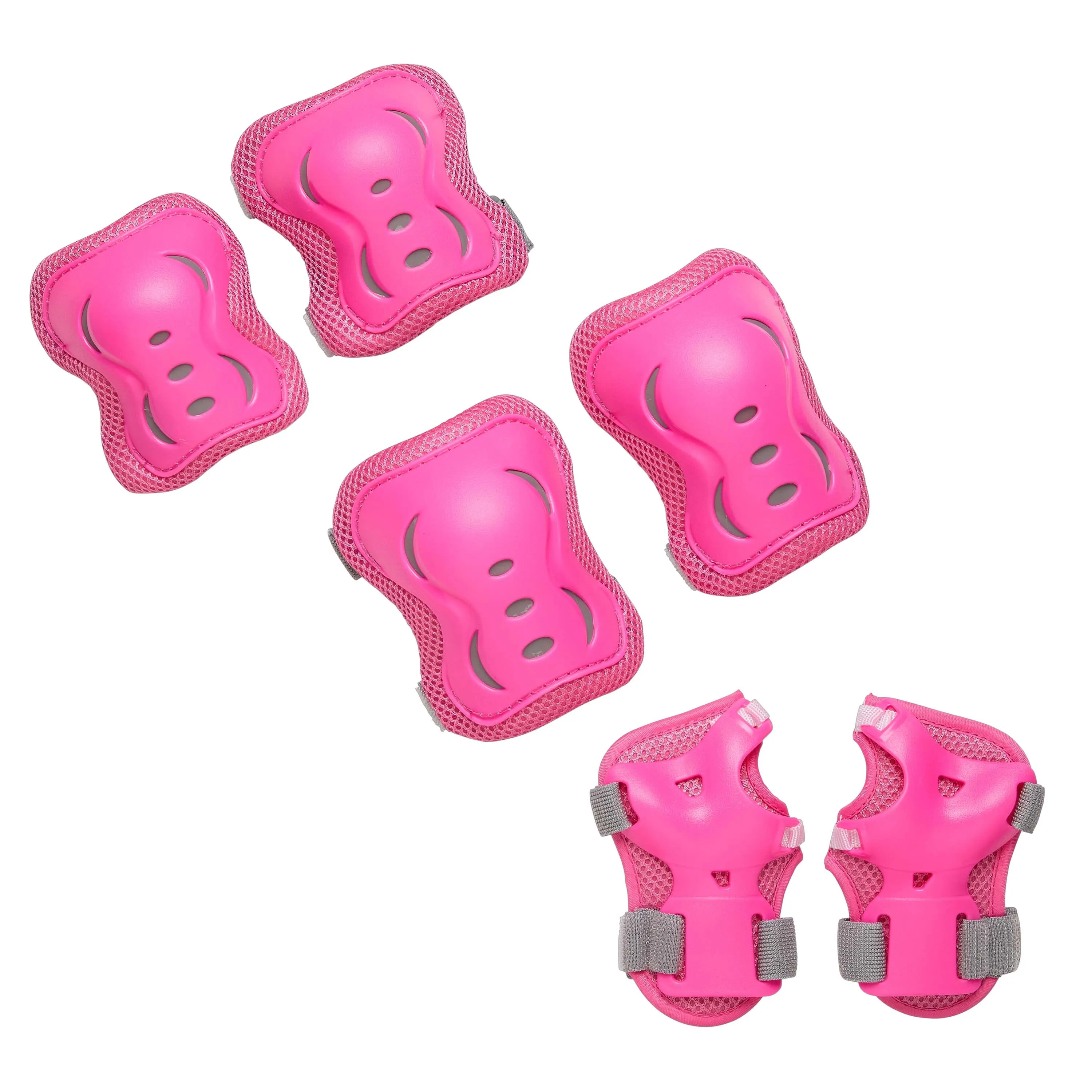 Kids Pads for Skating | Pink, Hardshell Protective Gear