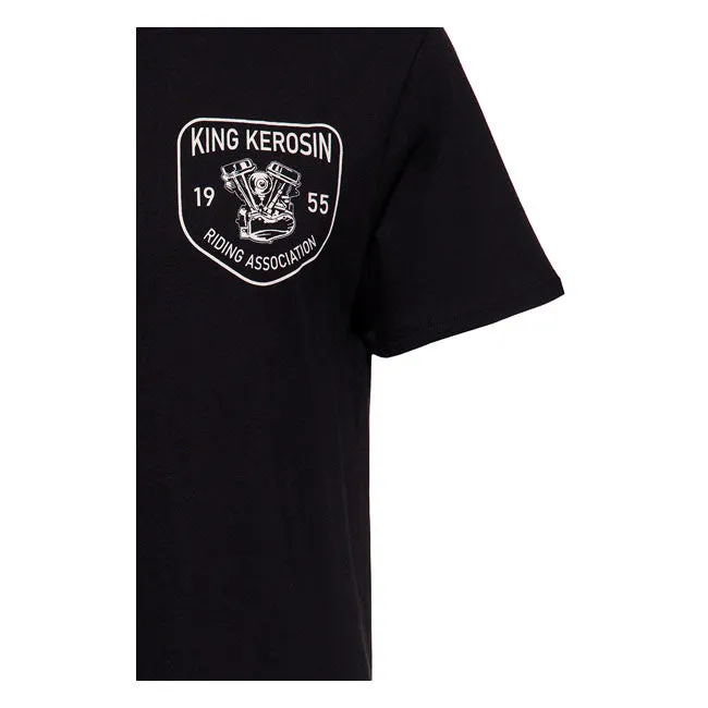 King Kerosin Riding Association T-Shirt Black