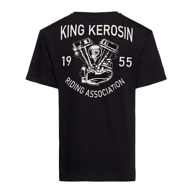 King Kerosin Riding Association T-Shirt Black