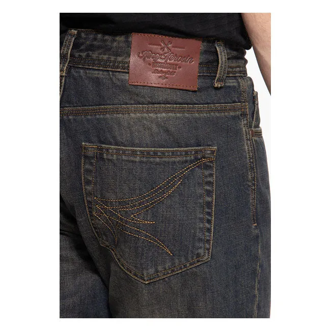 King Kerosin Scott Jeans Washed Blue