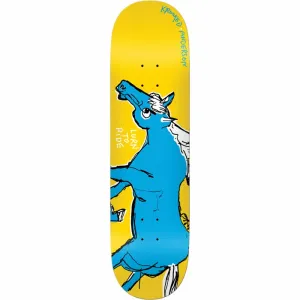 Krooked Anderson Lurn To Ride 8.5" Yellow Skateboard Deck