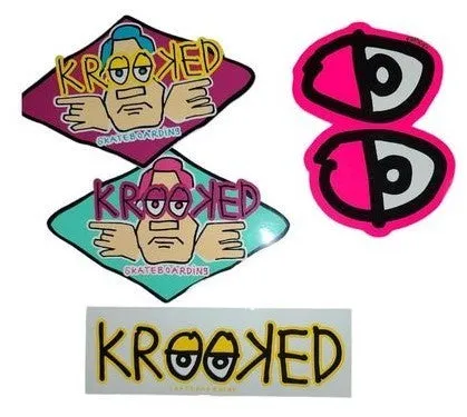 Krooked Medium Skate Sticker