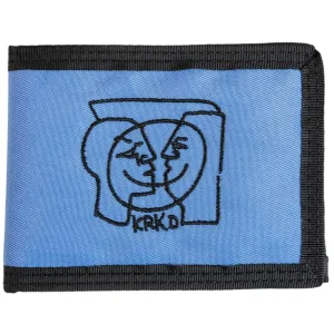 KROOKED MOON SMILE WALLET BLUE