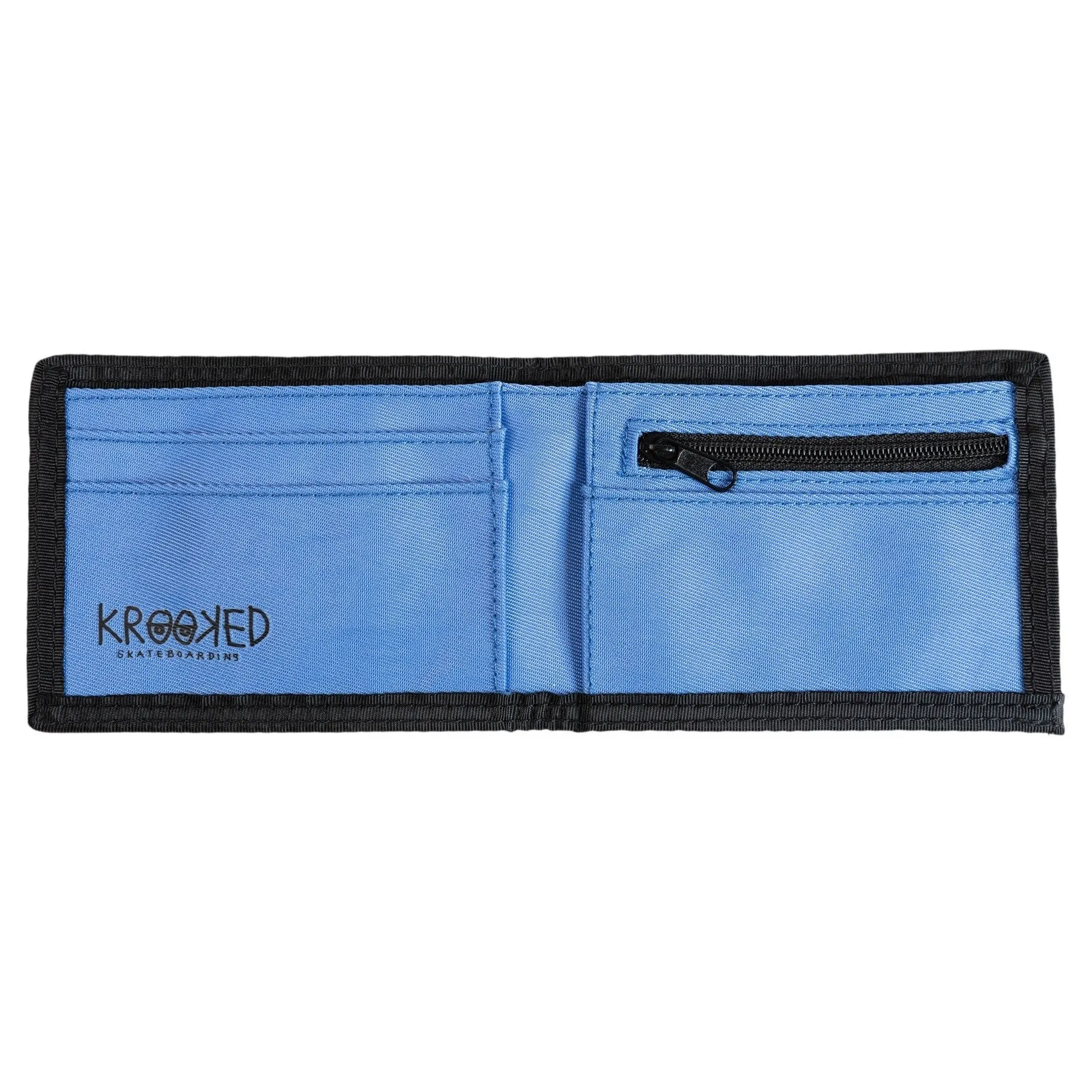 KROOKED MOON SMILE WALLET BLUE