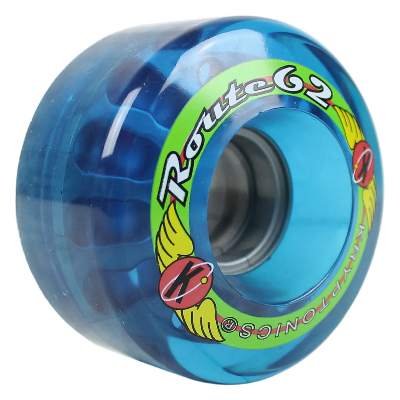 KRYPTONICS ROUTE 62MM 78A Blue - Rollerskate or Cruiser Wheels - 4 Pack - Super Sale