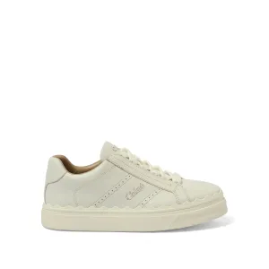 Lauren Leather Sneaker in White