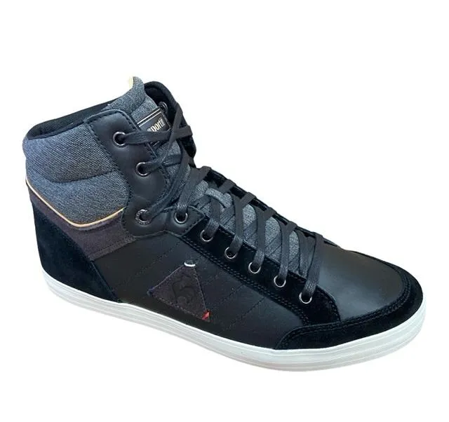 Le Coq Sportif scarpa sneakers alta da uomo Portalet Mid Craft 1720259 nero