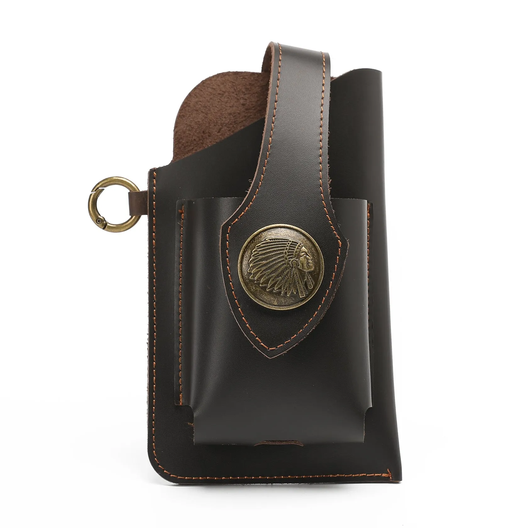 Leather Phone Belt Bag With Leather Belt | Brodtica.com