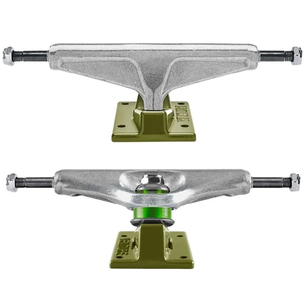 Legion Polished Army Green 5.8 Skateboard Trucks