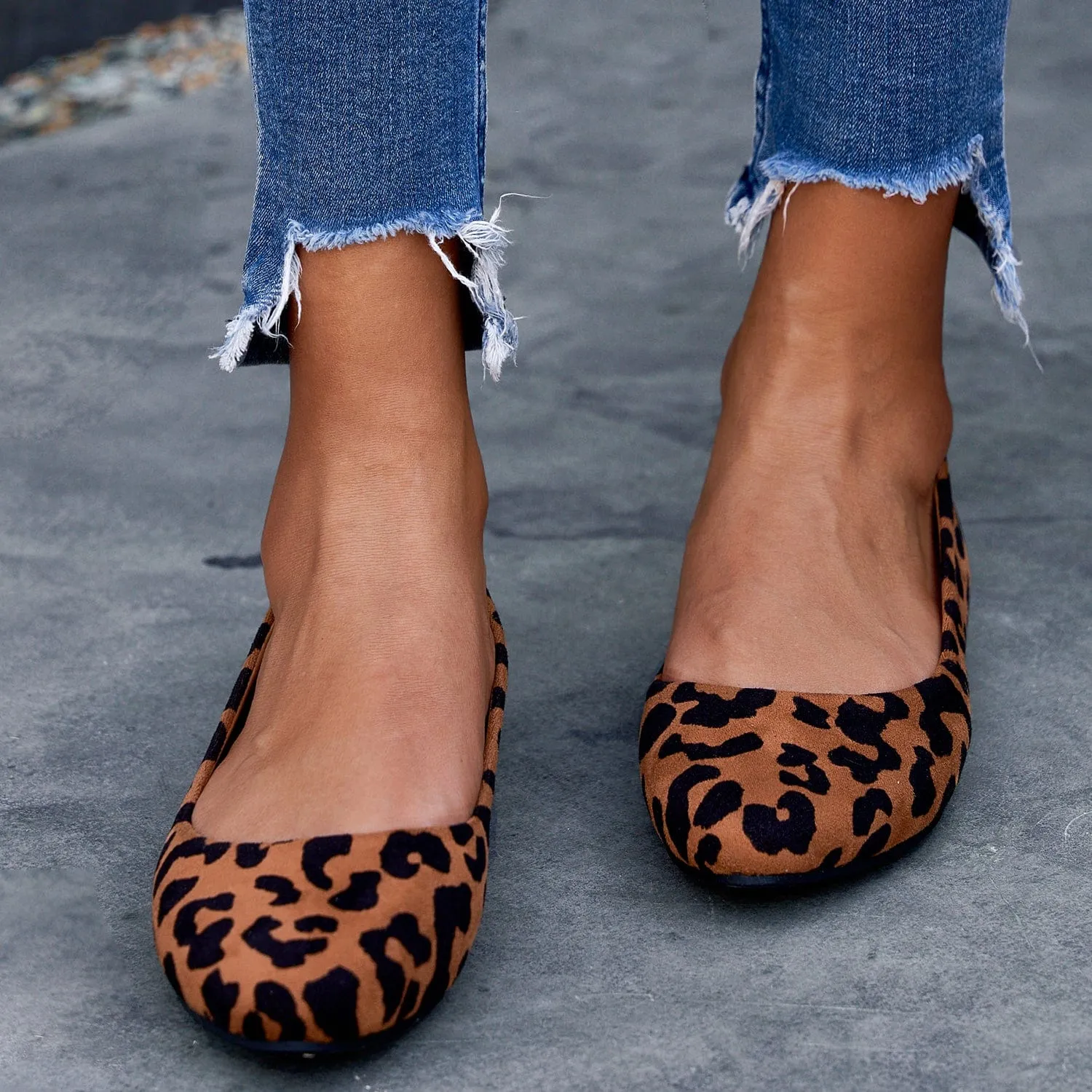 Leopard Print Ballet Flat